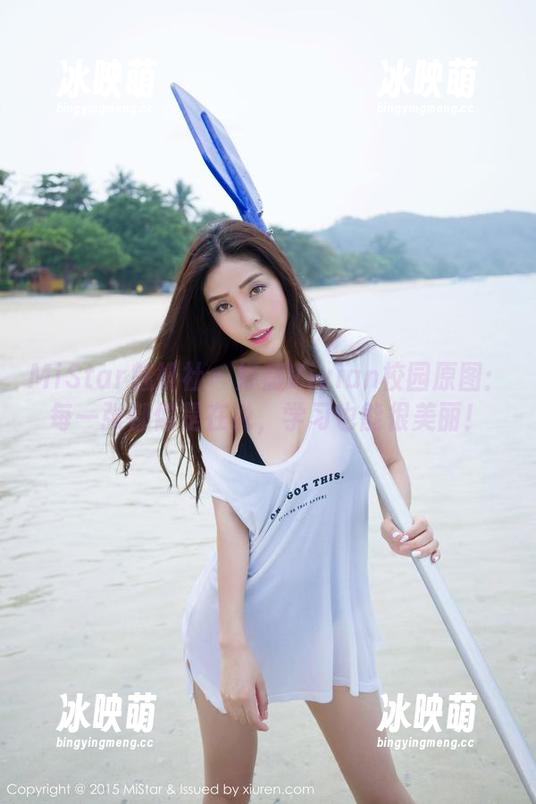 MiStar魅妍社 - 妤薇Vivian校园原图：每一张都像是在说，学习也能很美丽！