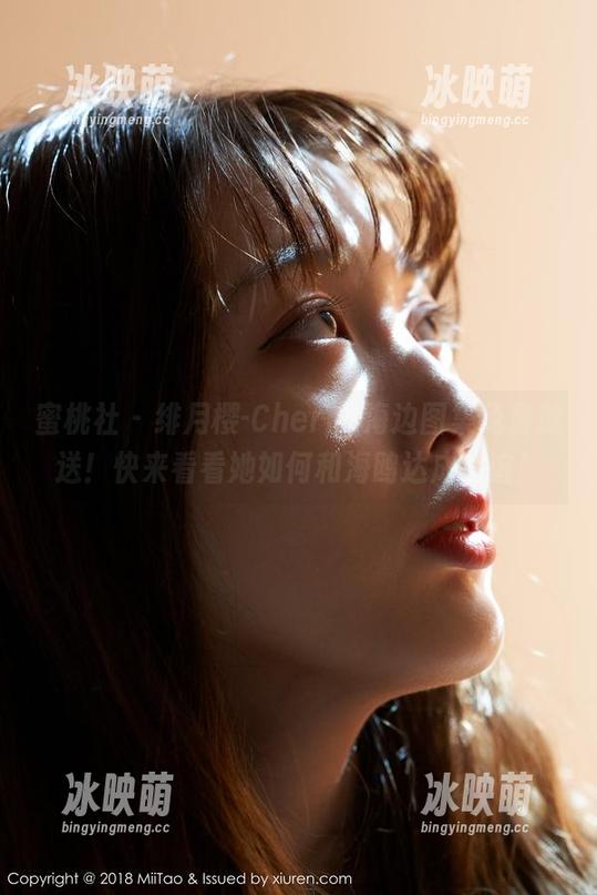 蜜桃社 - 绯月樱-Cherry海边图集免费放送！快来看看她如何和海鸥达成友谊！